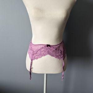Victoria's secret purple lace garter